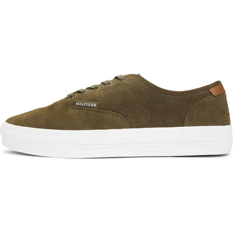 TOMMY HILFIGER Tenisky VULC olivová