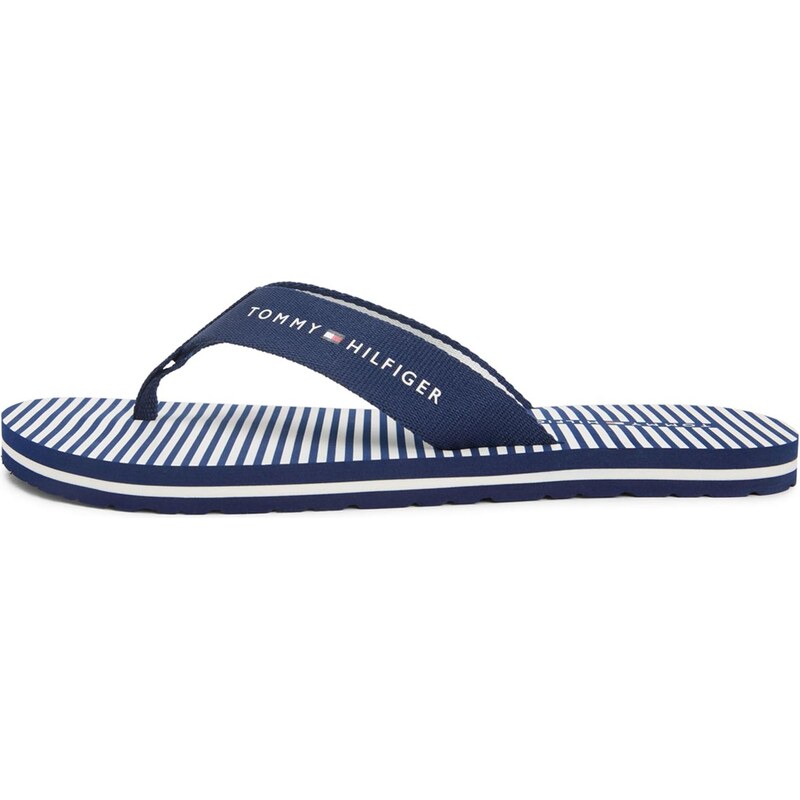 TOMMY HILFIGER Žabky Ithaca tmavě modrá / bílá 113125953
