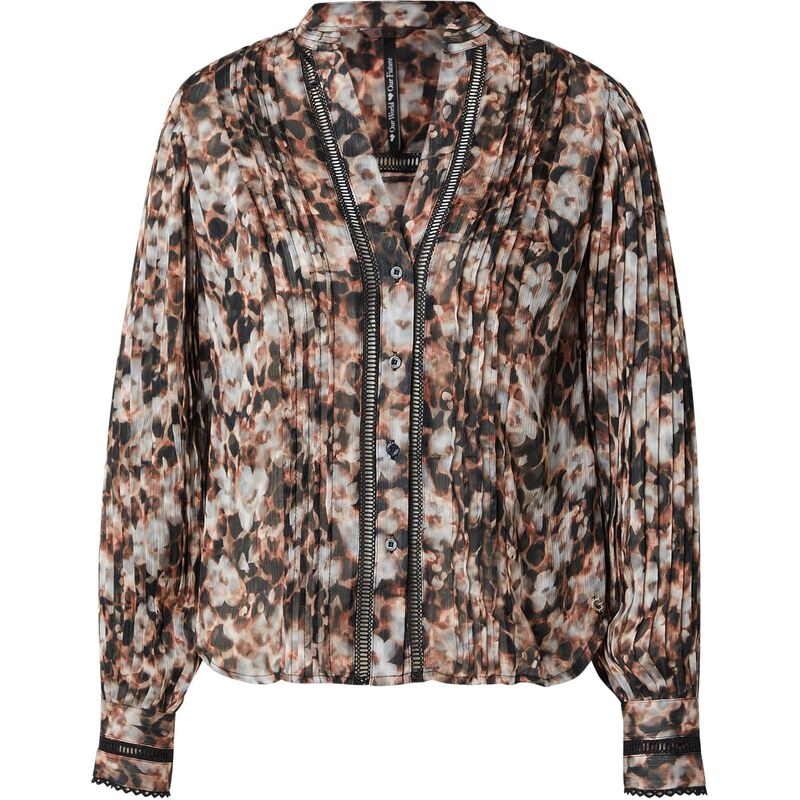 GUESS Halenka New Josette hnědá / černá / bílá 113126054