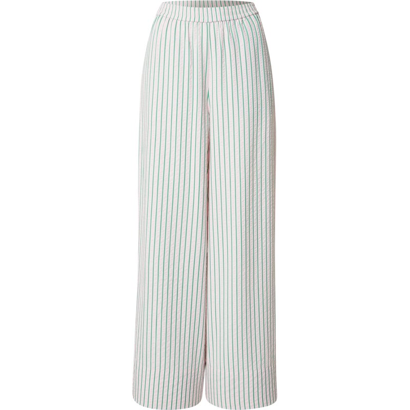 EDITED Kalhoty Cataleya zelená / offwhite