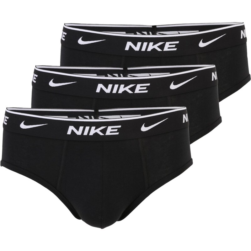 NIKE Underwear Sportovní spodní prádlo černá / bílá