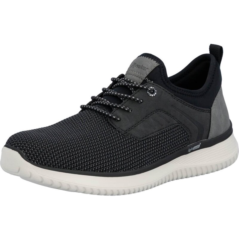 Rieker Slip on boty šedá / černá