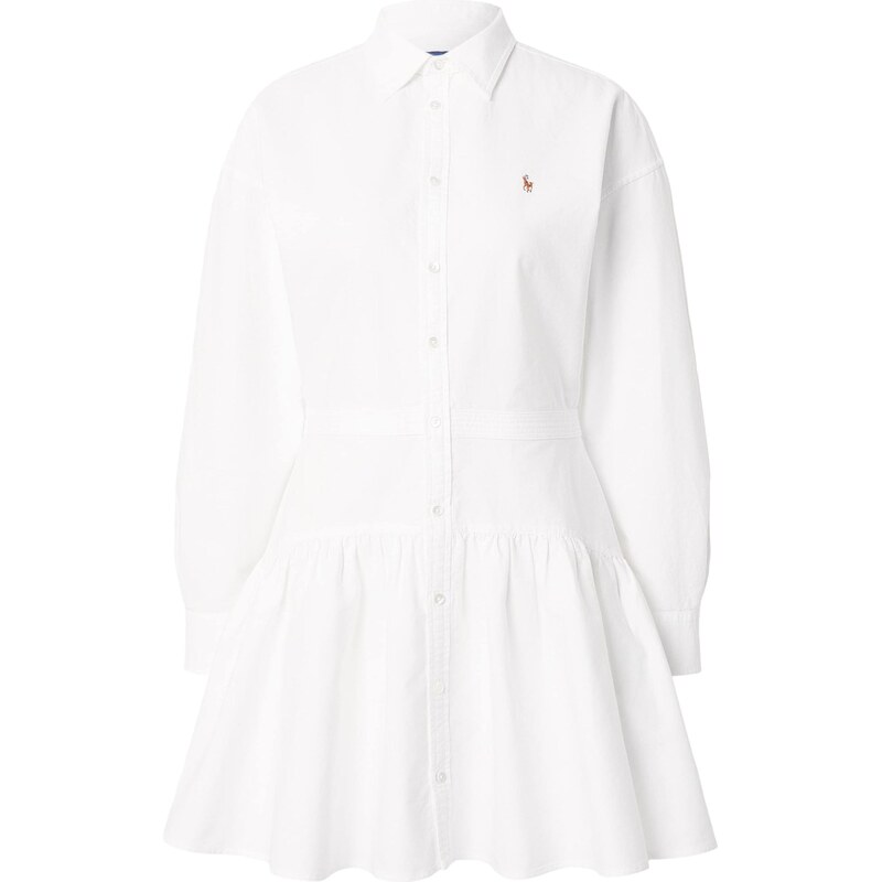 Polo Ralph Lauren Košilové šaty bílá