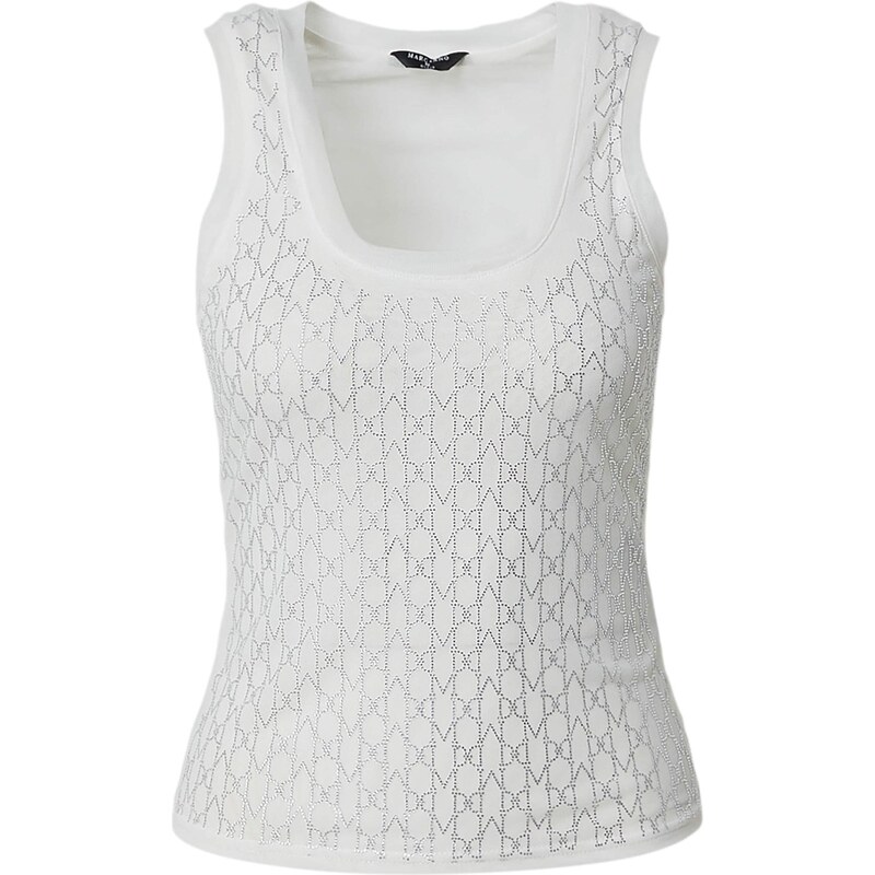 GUESS by Marciano Top ARIA stříbrná / bílá