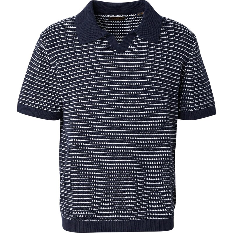 Jack & Jones Premium Svetr JPRBLUASHER noční modrá / bílá