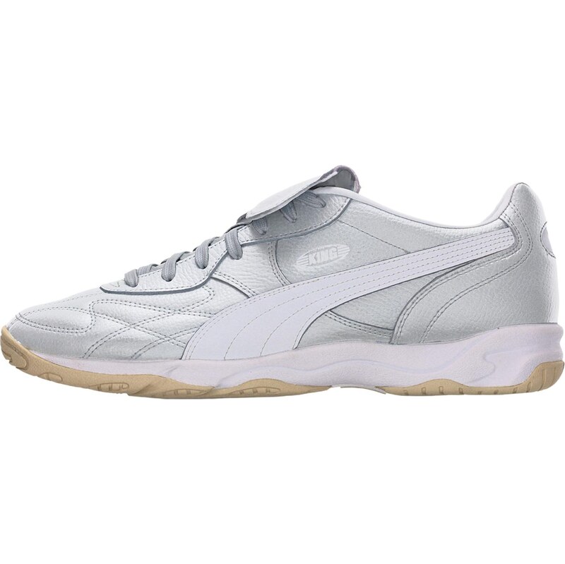 PUMA Tenisky King Indoor Mesmerize stříbrná / bílá