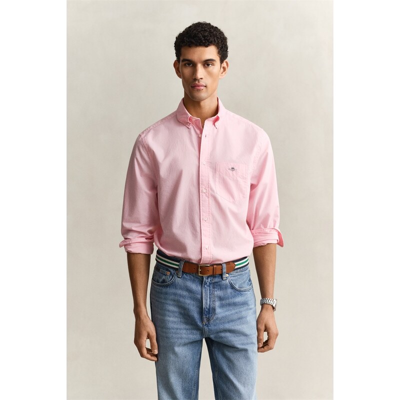 Košile Gant Washed Pink 666 7483054