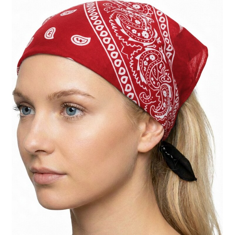 MFH Šátek Bandana červeno/bílá