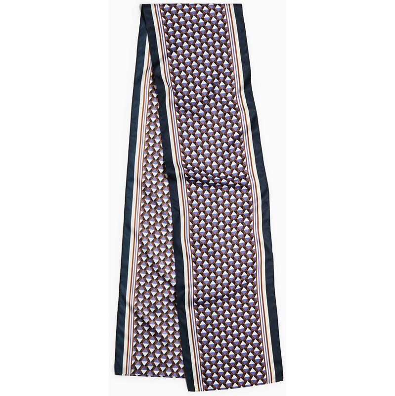 H&M - Šáls potiskem - modrá 113142110
