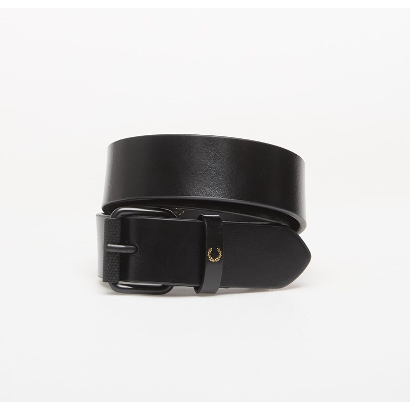 Pásek FRED PERRY Classic Leather Belt Black 32