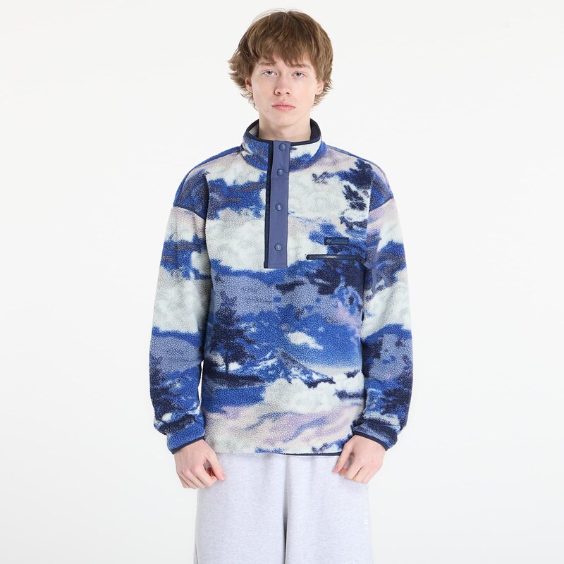 Mikina Columbia Helvetia Half Snap Fleece With Print Collegiate