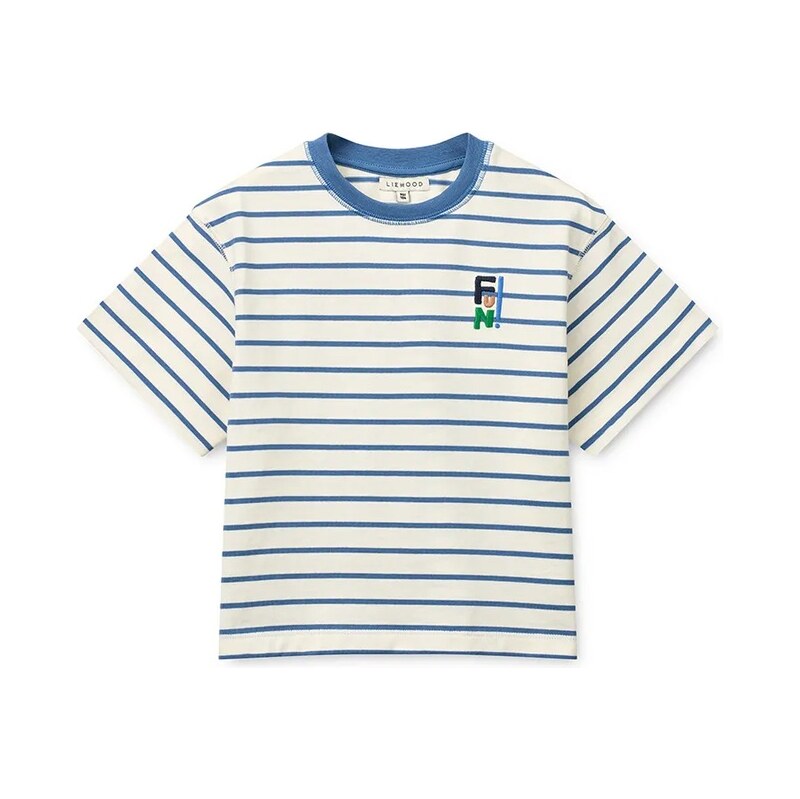 Dětské bavlněné tričko Liewood Tyler Stripe SS T-shirt 113291971
