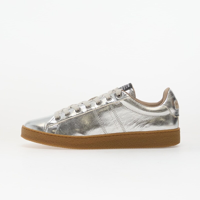 AllSaints Leon Sneaker Silver Shine
