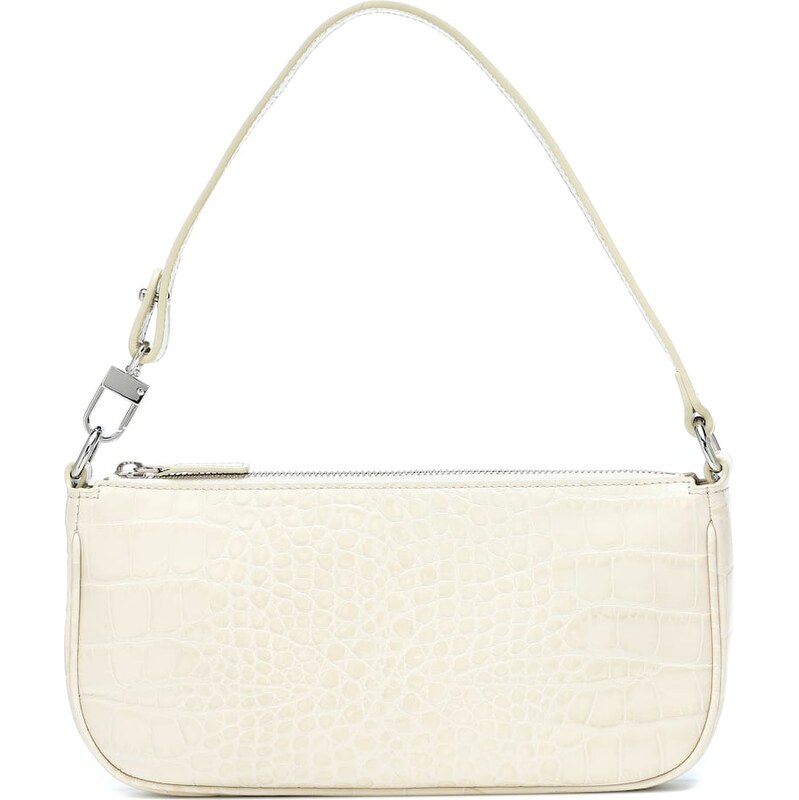 By Far Rachel croc-effect leather shoulder bag