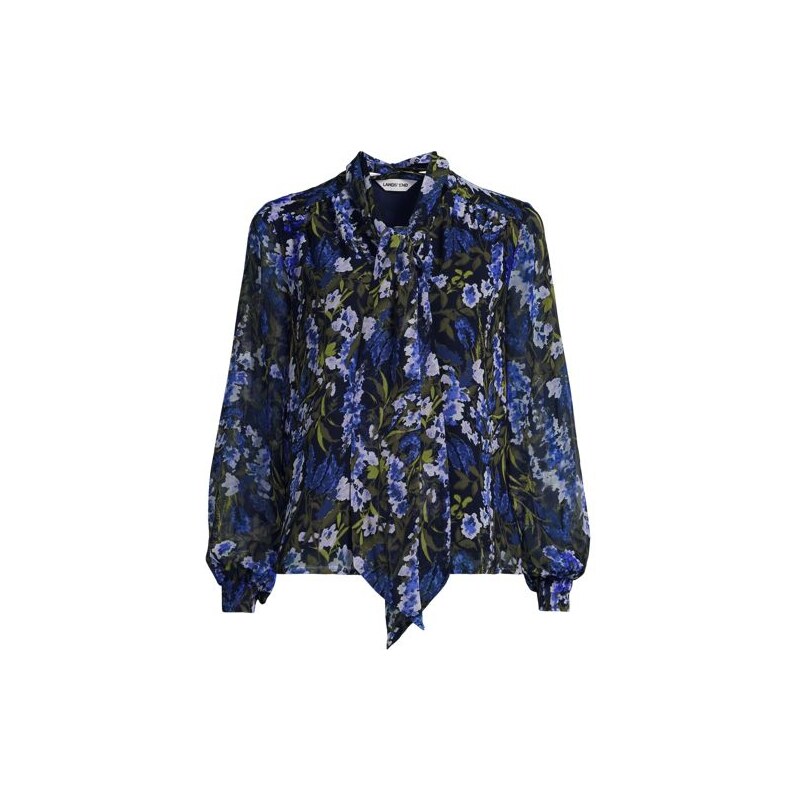 Chiffon Blouse with Removable Neck Tie, Women, size: 10-12, regular, 113377711
