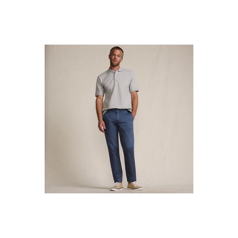 Stretch Chinos, Slim Fit, Men, size: 34 34, regular, Blue,