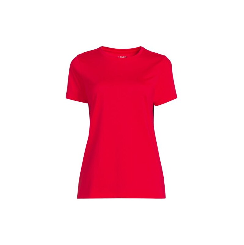 Supima Short Sleeve Crew Neck T-shirt, Women, size: XS, petite,