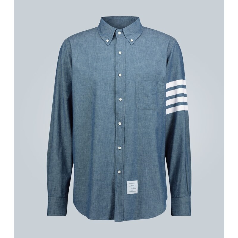 Thom Browne 4-Bar chambray shirt