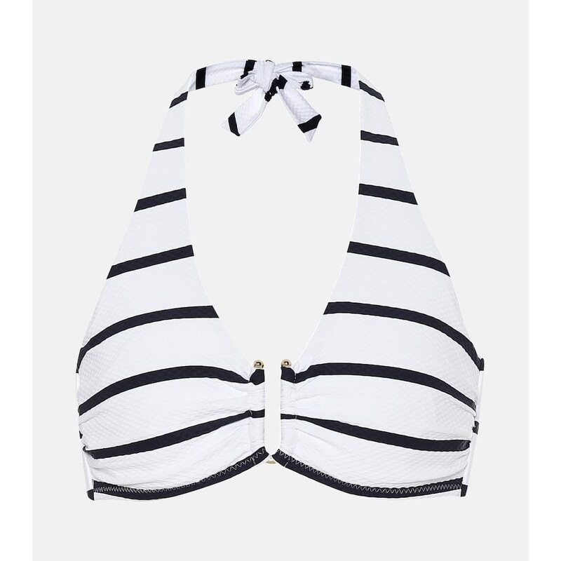 Heidi Klein Core striped bikini top