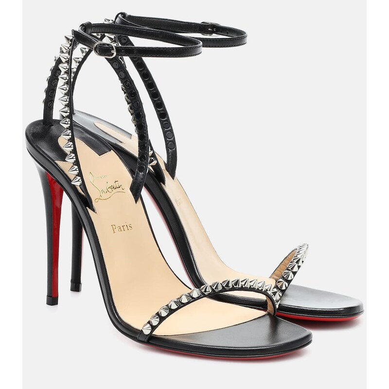 Christian Louboutin So Me embellished leather sandals