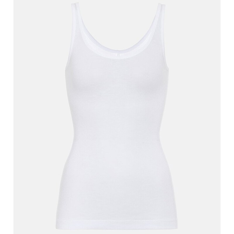 Vince Cotton-blend tank top