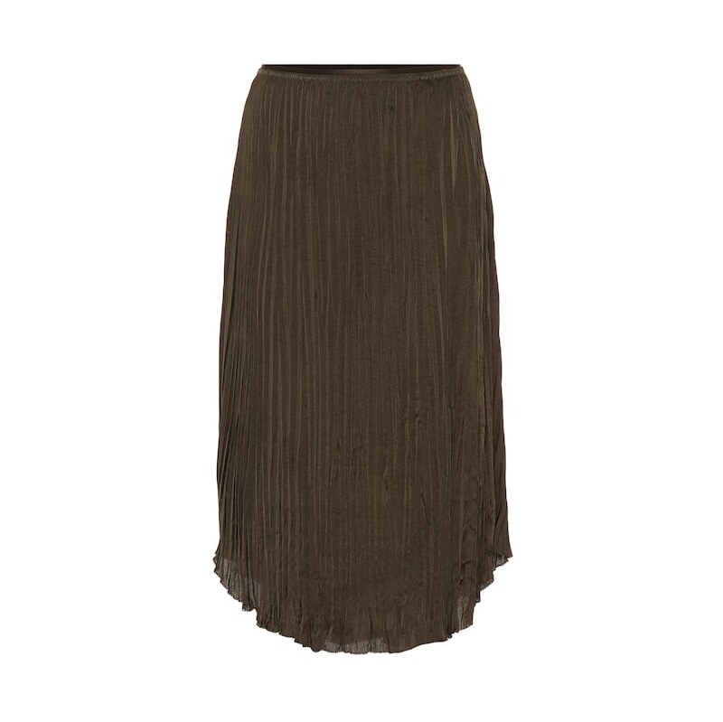 Vince Pleated-crÃªpe skirt