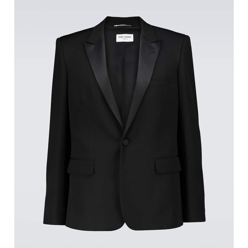 Saint Laurent Wool tuxedo jacket