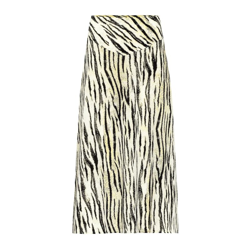 Baum und Pferdgarten Senga tiger-print midi skirt