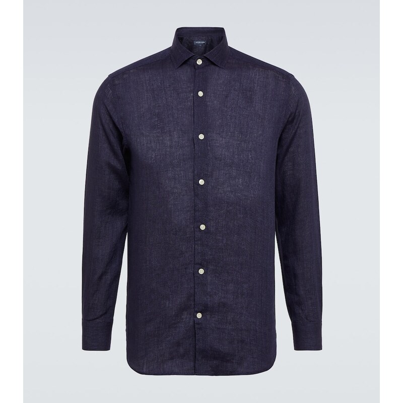 Frescobol Carioca Long-sleeved linen shirt
