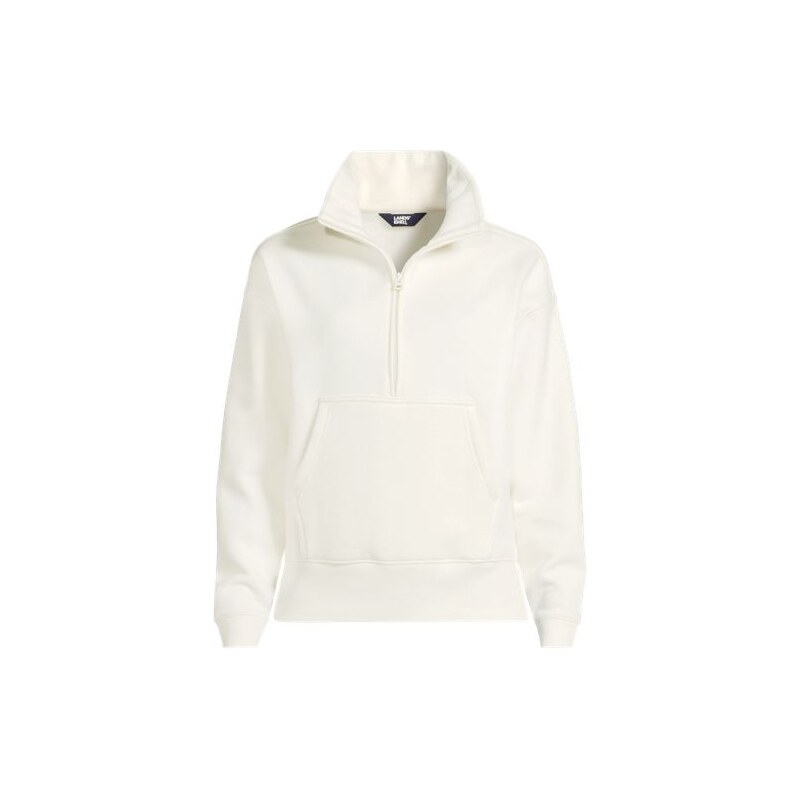 Serious Sweats Quarter Zip Sweatshirt, Women, size: M, regular,