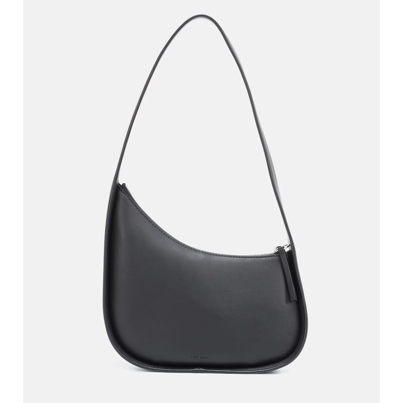 The Row Half Moon leather shoulder bag