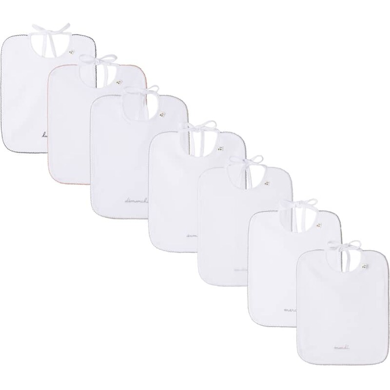 Bonpoint Baby set of 7 cotton bibs