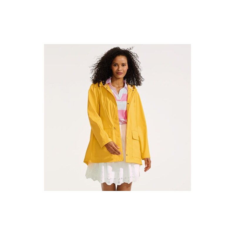 Waterproof A-line Squall Rain Jacket, Women, size: 10-12, petite, 114923544