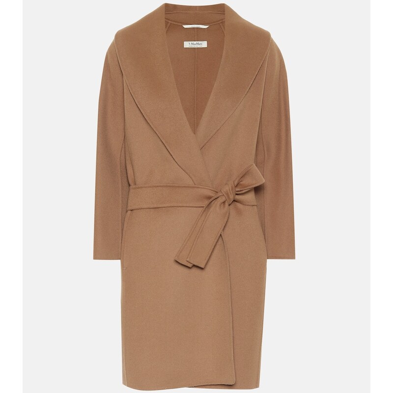 S Max Mara Messi belted virgin-wool coat