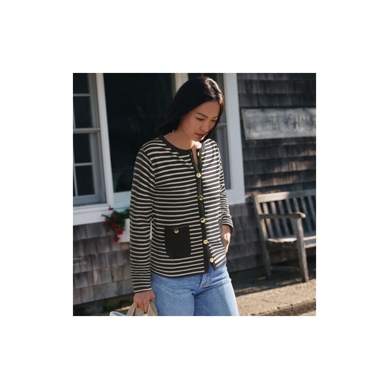 Button Detail Cardigan, Women, size: XL, regular, Black,