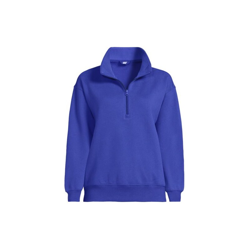 Quarter Zip Serious Sweats Sweatshirt, Women, size: 3X, plus,