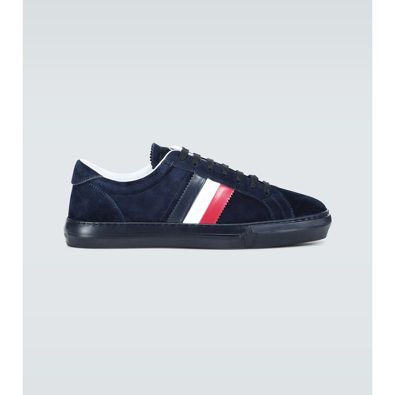 Moncler New Monaco suede sneakers