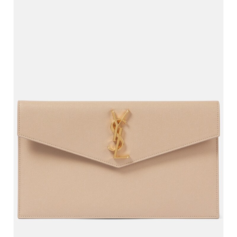 Saint Laurent Uptown leather clutch