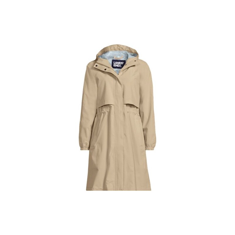 Squall Waterproof Packable Long Raincoat, Women, size: 16-18, regular, 115525936