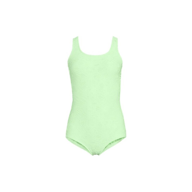Lace Tugless Swimsuit, Women, size: 10, regular, Green, Spandex/Nylon 113288200