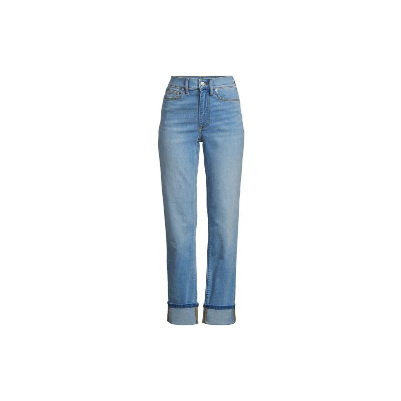 Rail Straight Leg Jeans, High Waisted, Women, size: 10, petite, Blue, 113256762