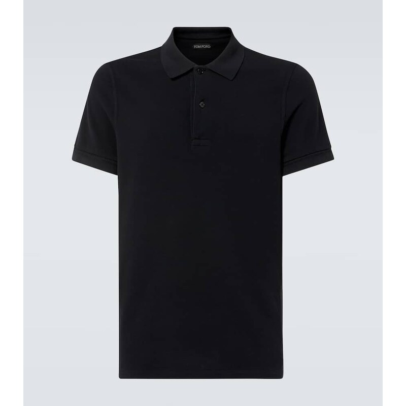 Tom Ford Short-sleeved cotton polo shirt