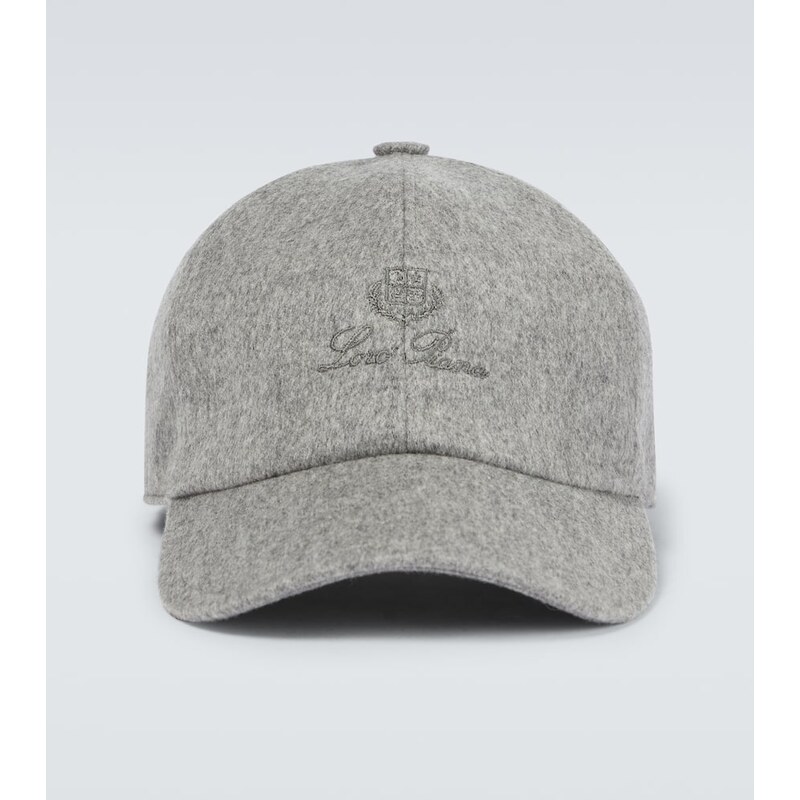 Loro Piana Logo cashmere baseball cap