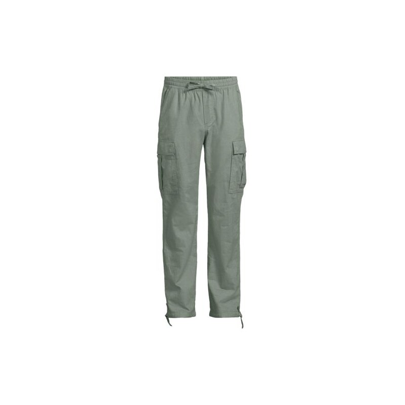 Soft Ease Linen Blend Cargo Trousers, Men, size: XL 28, regular,