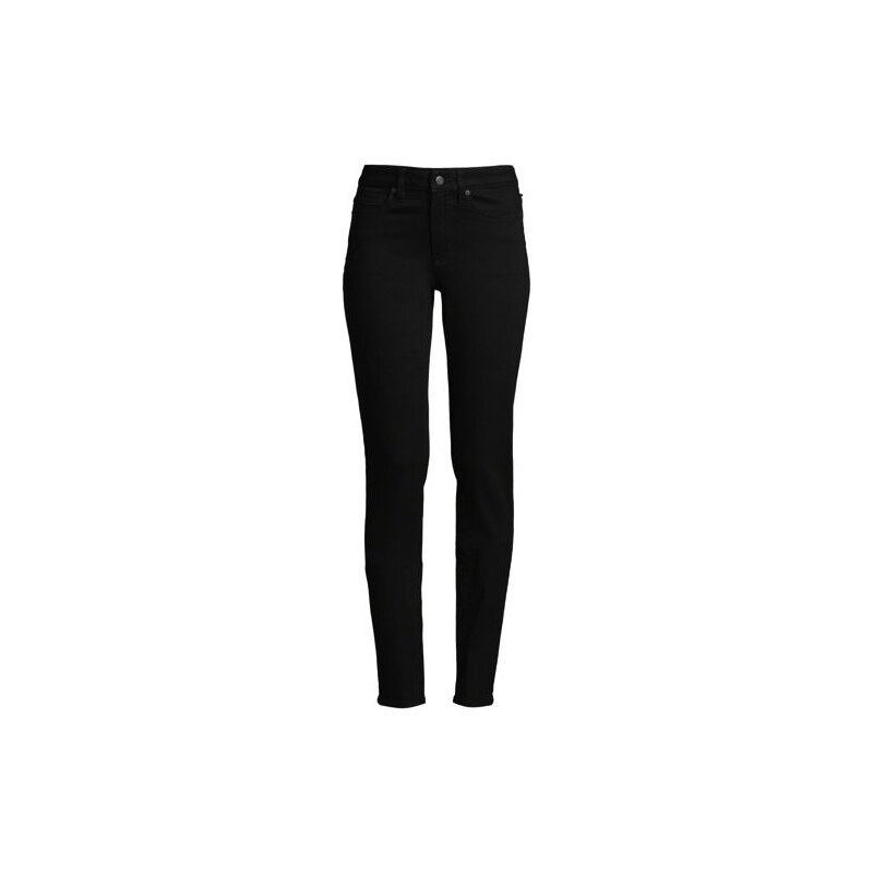 Straight Leg Jeans, Mid Rise, Women, size: 28/30, plus, Black,