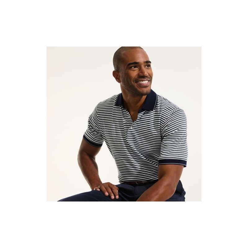 Tall Supima Polo Shirt, Traditional Fit, Men, size: XL, big and