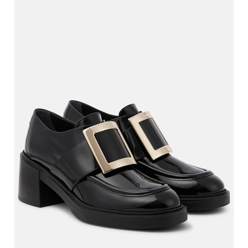 Roger Vivier Viv Rangers patent leather loafers