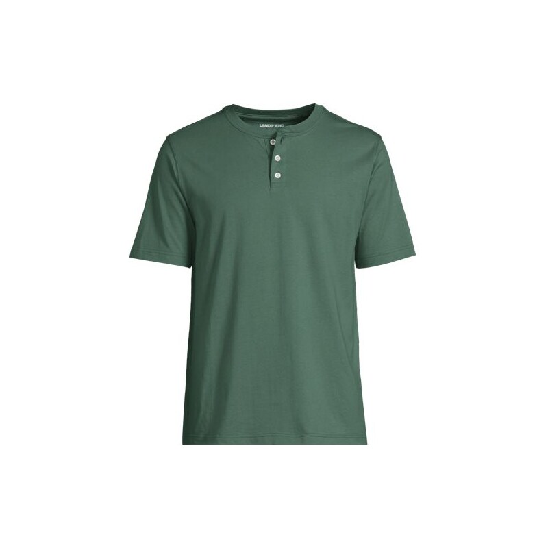 Super-T Henley Short Sleeve T-shirt, Men, size: L, regular,