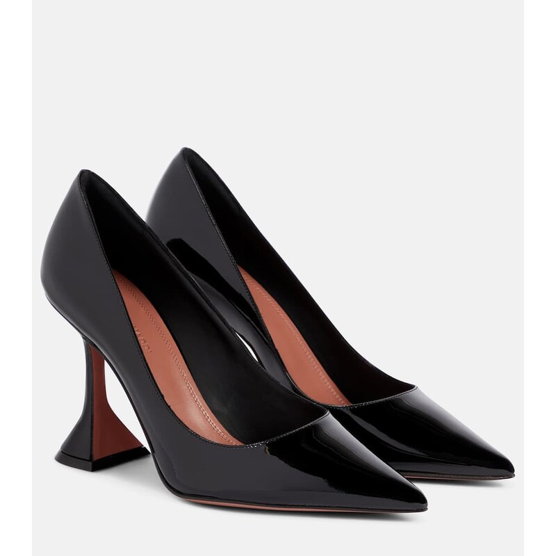 Amina Muaddi Ami patent leather pumps