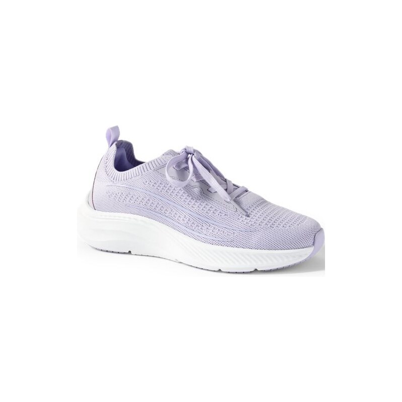 Lightweight Knitted Trainers, Women, size: 4, regular, Purple,